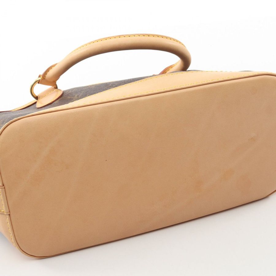 路易威登 Lockit 手提包 M40102 Monogram 帆布皮革棕色二手女士 LV-5