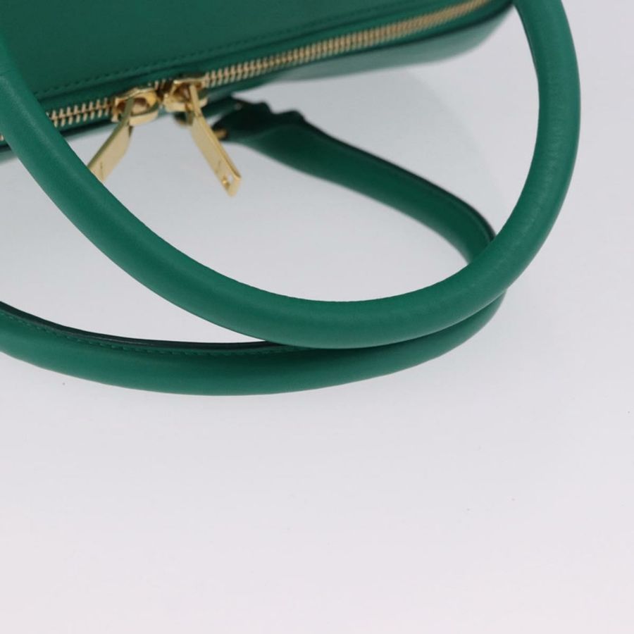 【日本直送】SAINT LAURENT 經典款旅行包 皮革 兩用 綠色/金色 322049 正品 196768V-6