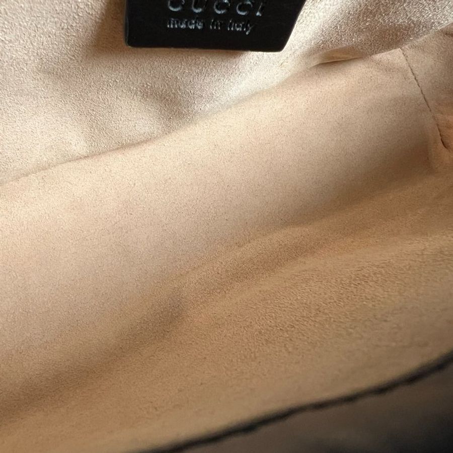 GUCCI 443497 黑Marmont掀蓋包 26CM-7