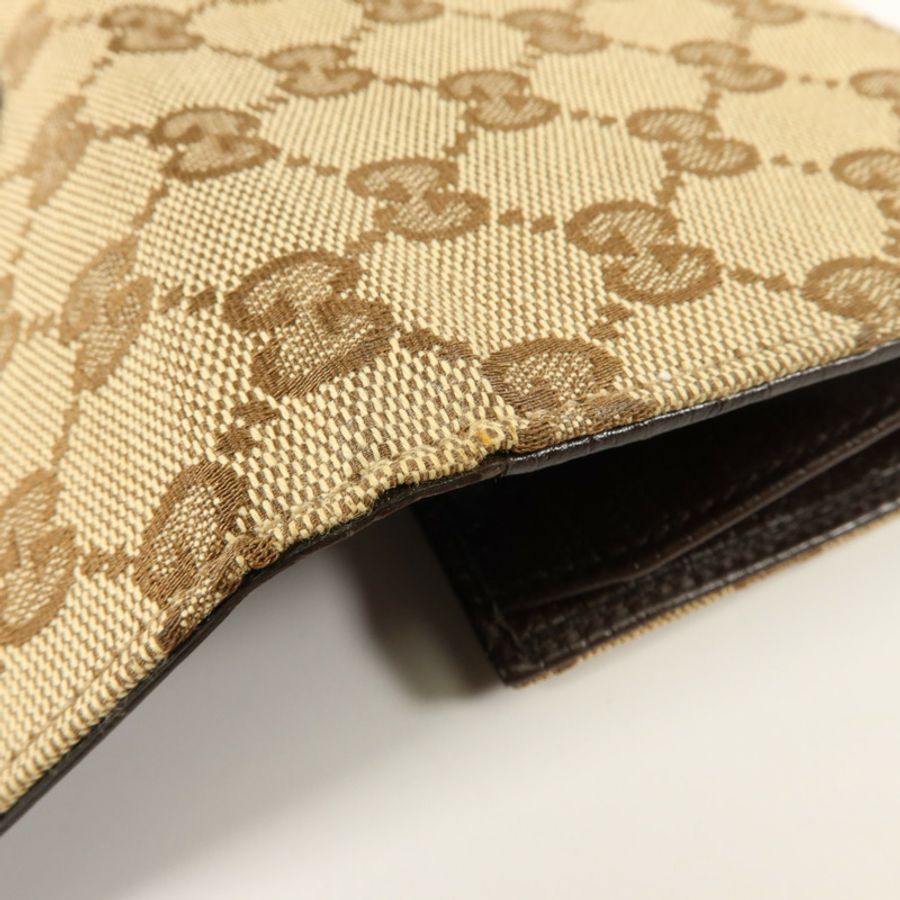GUCCI GG帆布Vintage Web Horsebit Long Wallet金扣長錢包-15