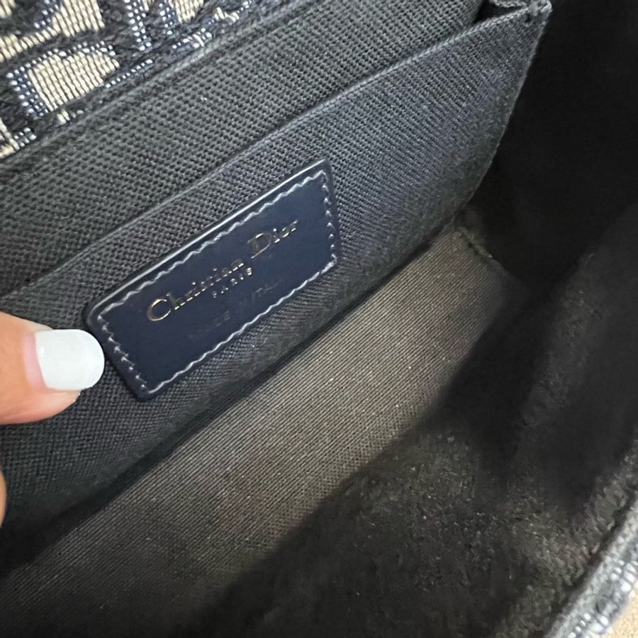 Dior/迪奧 蒙田老花mini box 小盒子單肩斜挎包 尺寸:17*12*5cm-5