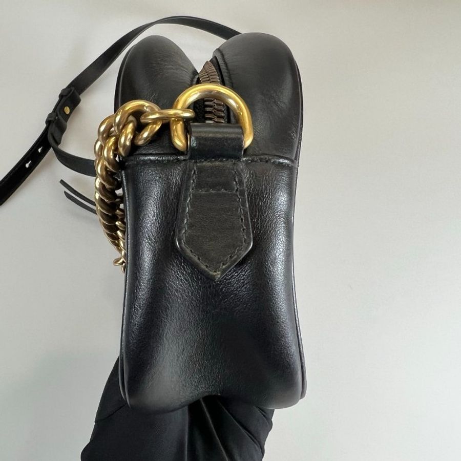 GUCCI 447632 黑Marmont相機包 24CM-3