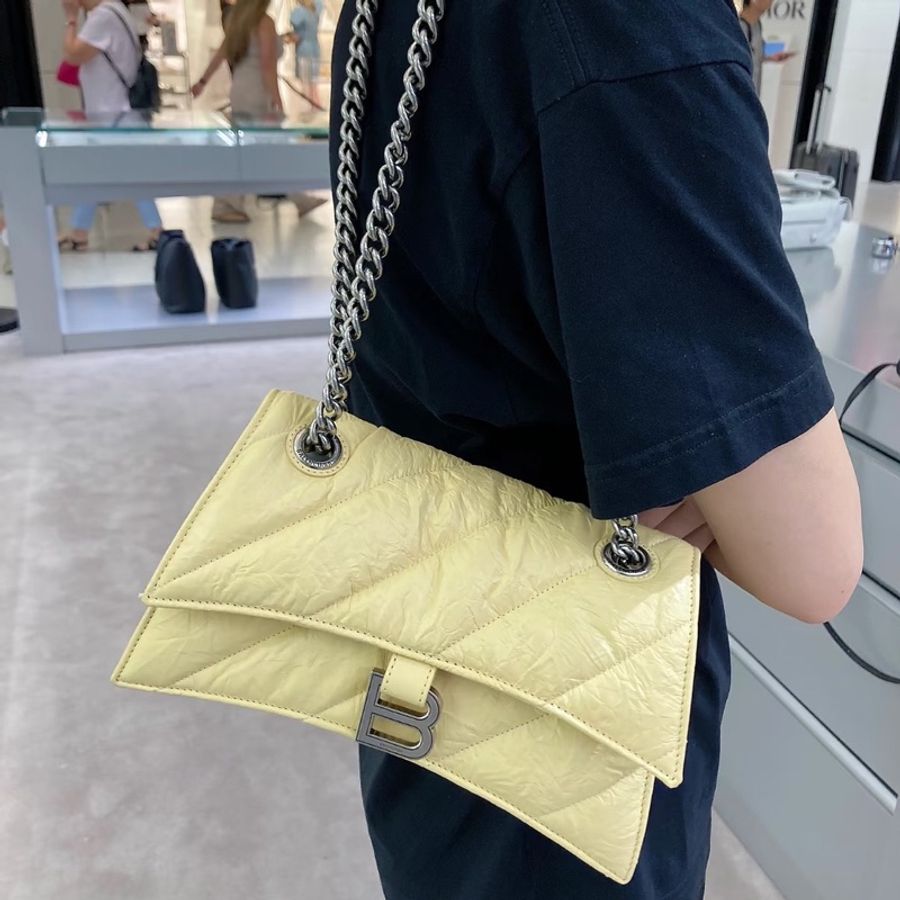 Balenciaga/巴黎世家 奶油黃Crush-2