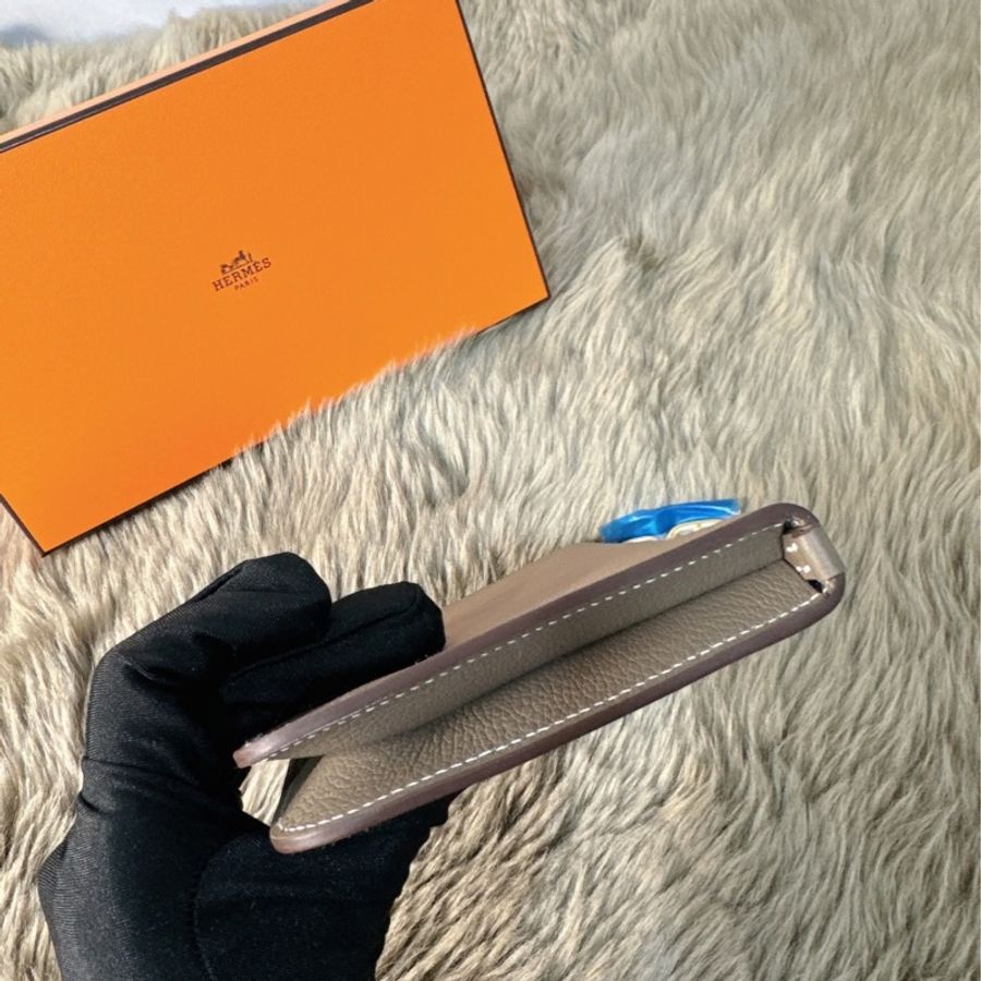 Hermes Zipengo to go 大象灰 金扣 全新-3