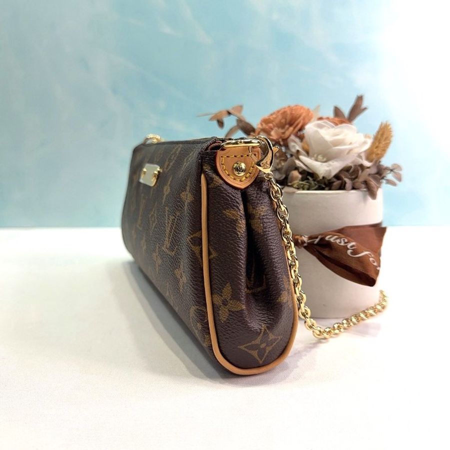 LV Pochette Eva 全新老花鏈帶包-2