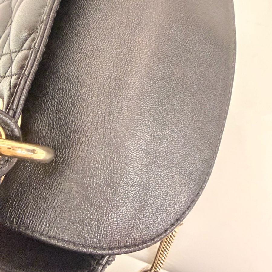 Dior mini lady Dior 黑羊皮3*3-34