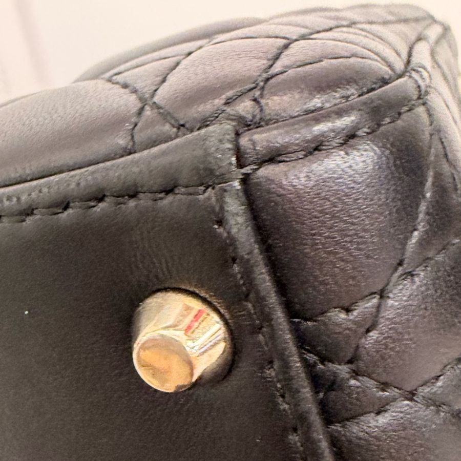 Dior mini lady Dior 黑羊皮3*3-42