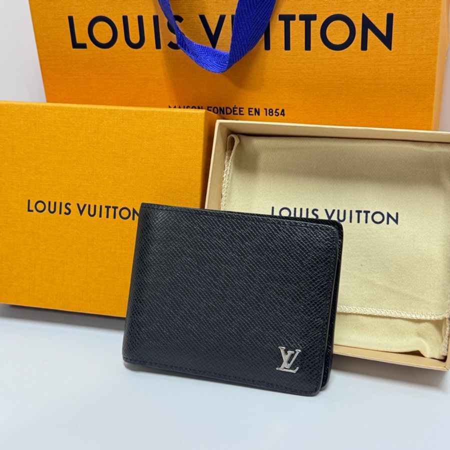 (全新閒置/晶片款🎁) LV M30295 Taïga 專櫃最新 牛皮短夾-13