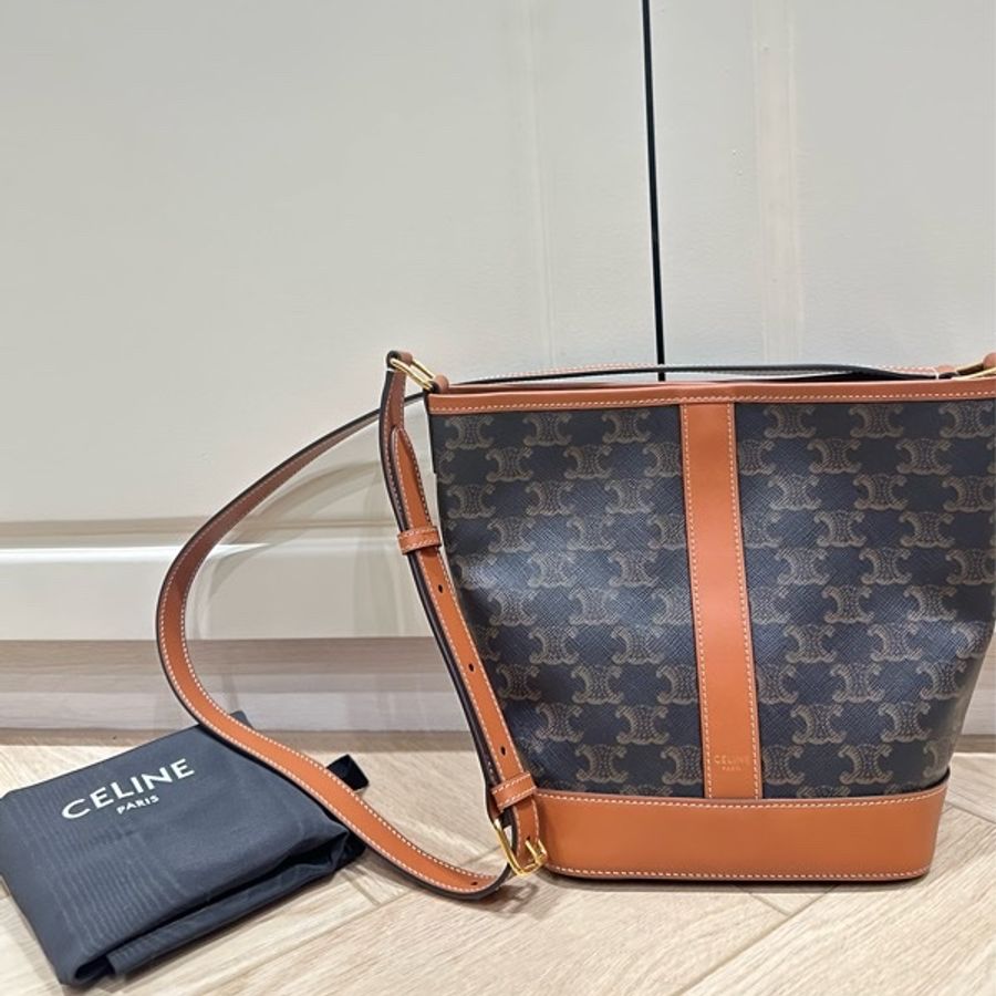 CELINE 老花水桶包 小號 全新-6