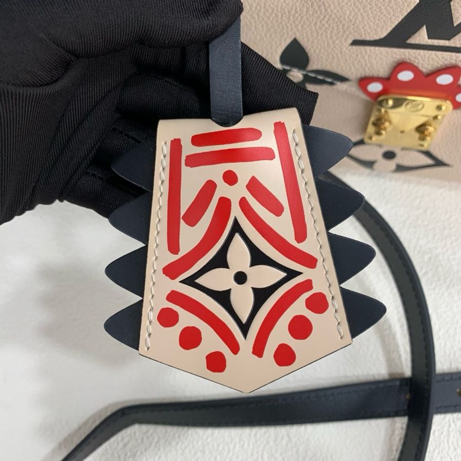LV 路易威登Louis Vuitton Crafty 限定款 郵差包手提包斜挎包 金扣-8