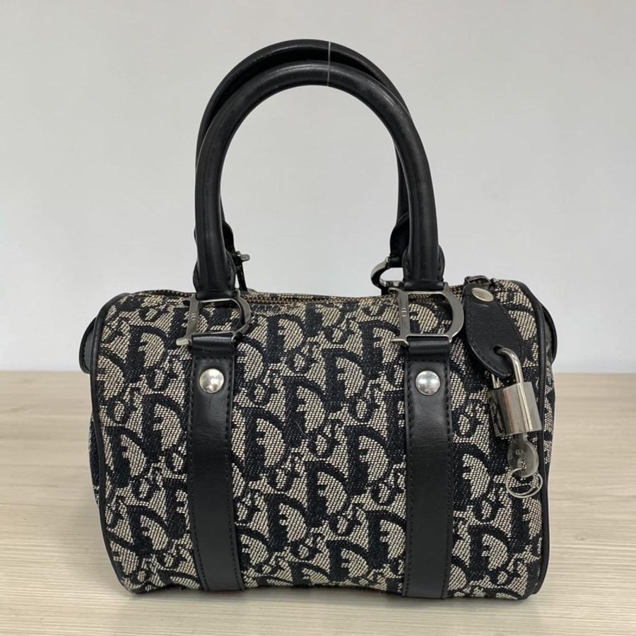Christian Dior 波士頓保齡球包 手袋Vintage Oblique Vintage Boston trotter mini bowler speedy Bag-10