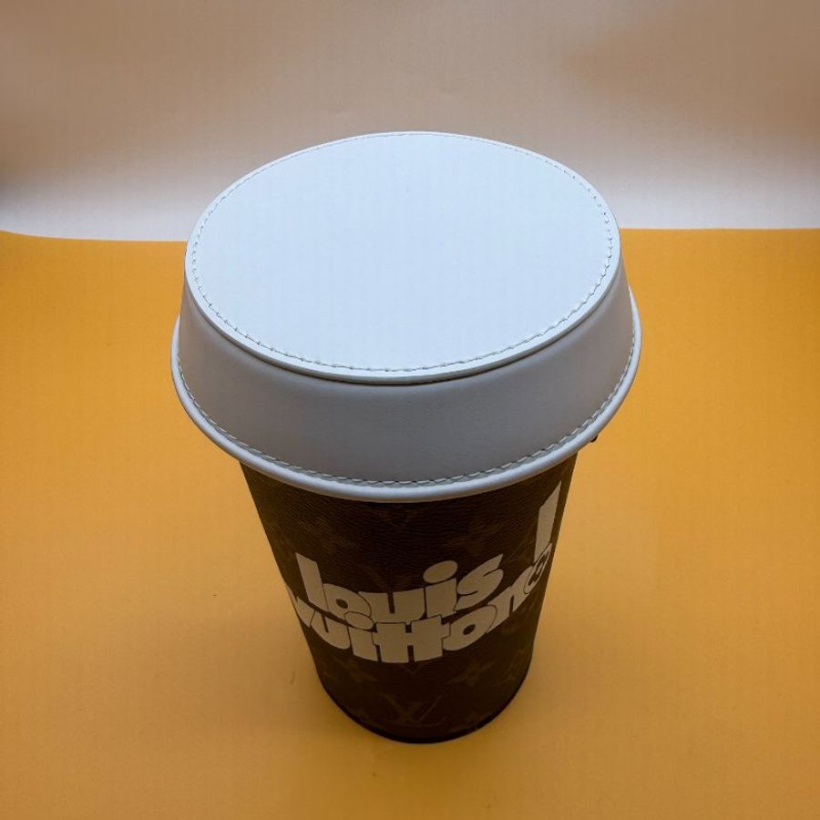 LOUIS VUITTON LV M80812 Everyday Coffee Cup 咖啡杯包｜Virgil Abloh｜Monogram 老花 斜背包 秀場包-3