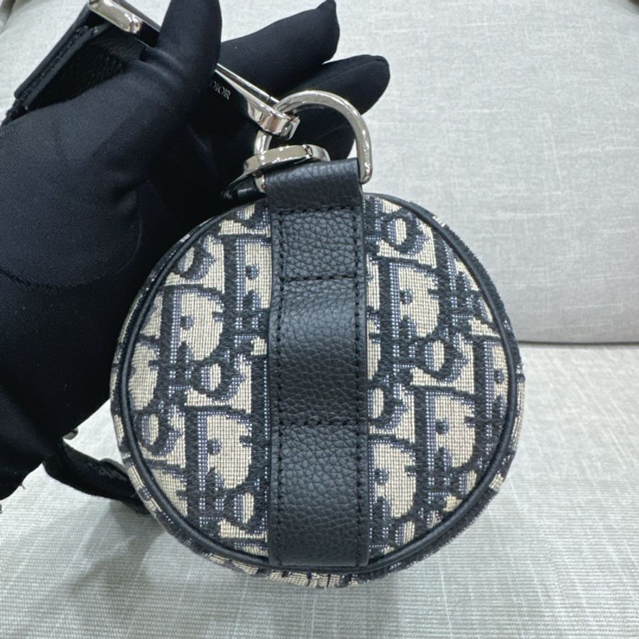 JK國際二手精品✨Dior 迷你ROLLER圓筒斜背包 台灣購證🇹🇼-5