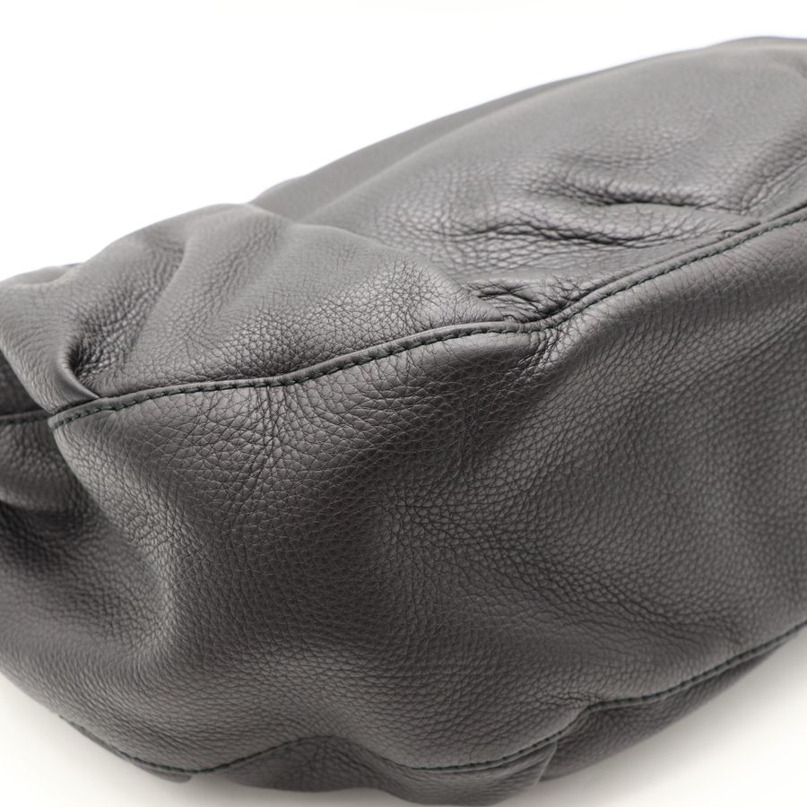 Gucci Icon Bit Medium 黑色 牛皮 銀扣 機車包 肩背包 手提包 大包-11