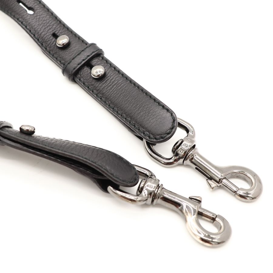 Gucci Icon Bit Medium 黑色 牛皮 銀扣 機車包 肩背包 手提包 大包-22