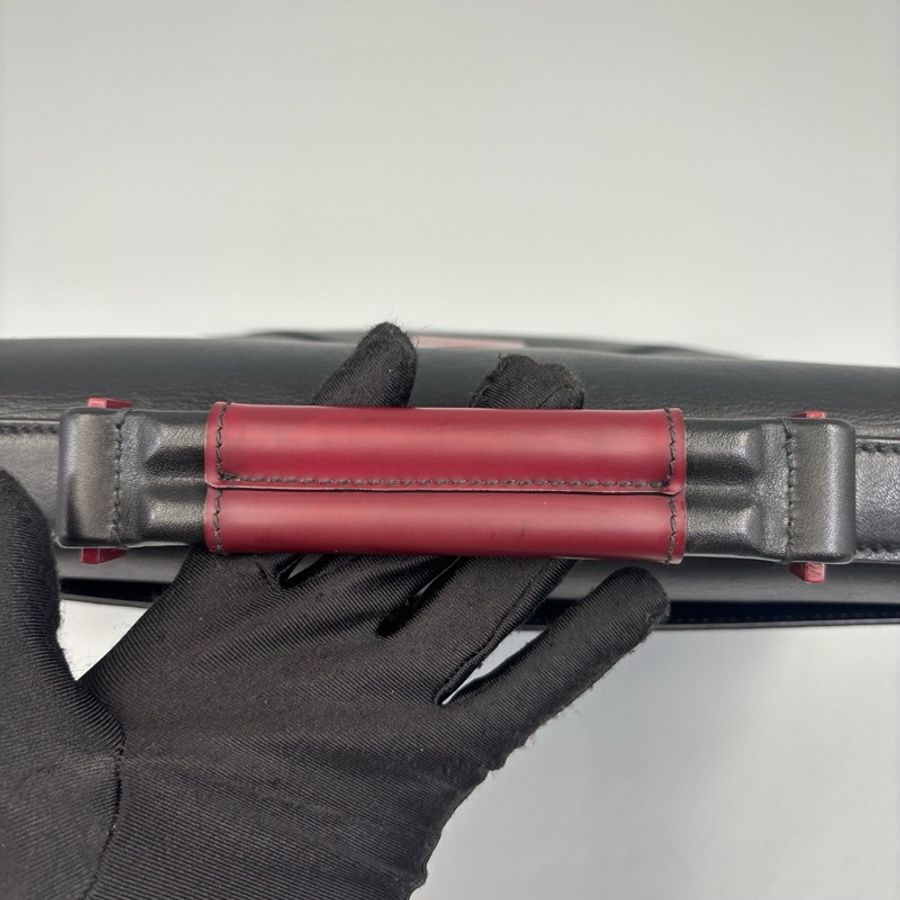 Dior 迪奧 97新 黑色全皮公文包-6