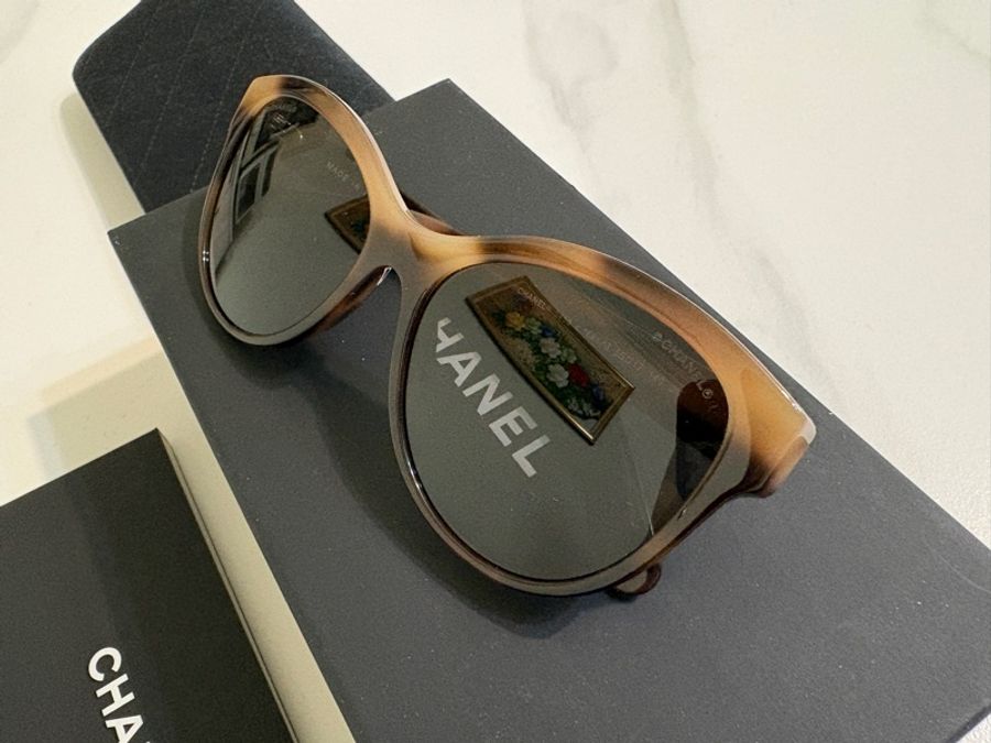 Chanel 玳瑁墨鏡-1