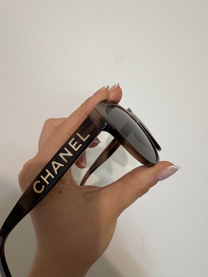 Chanel 玳瑁墨鏡-3