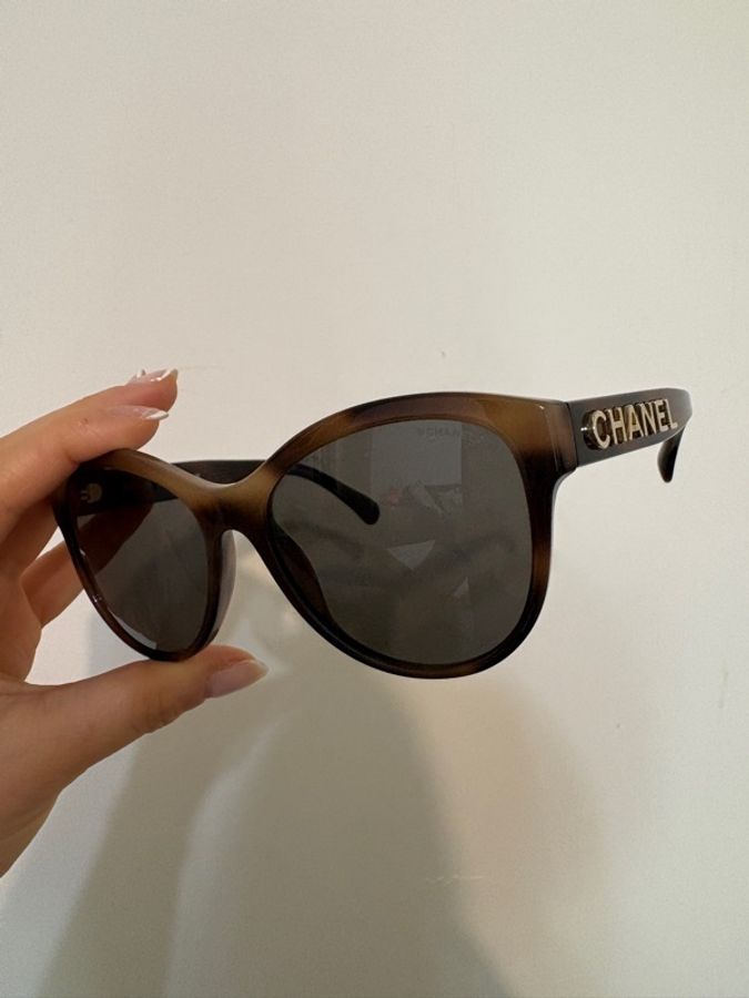 Chanel 玳瑁墨鏡-6