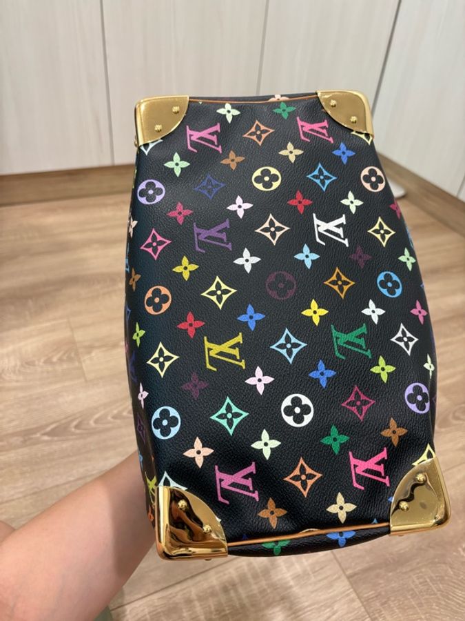 LV 路易威登 村上隆 speedy 30黑彩 vintage-2