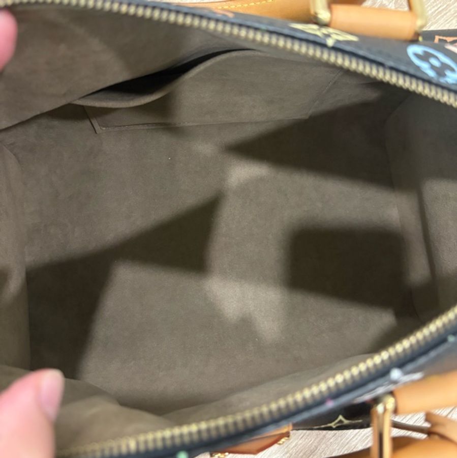 LV 路易威登 村上隆 speedy 30黑彩 vintage-8