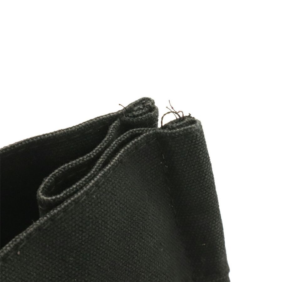 HERMES Fourre-Tout 中型托特包,手提包,帆布,黑色,灰色-4