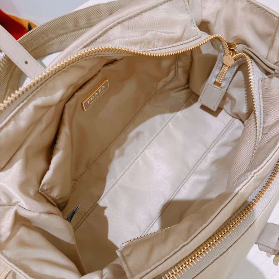 TK2137 Prada 翻蓋單肩包 中號 Explore Medium Re-Nylon Shoulder Bag With Strap Camel Brown X GHW-24