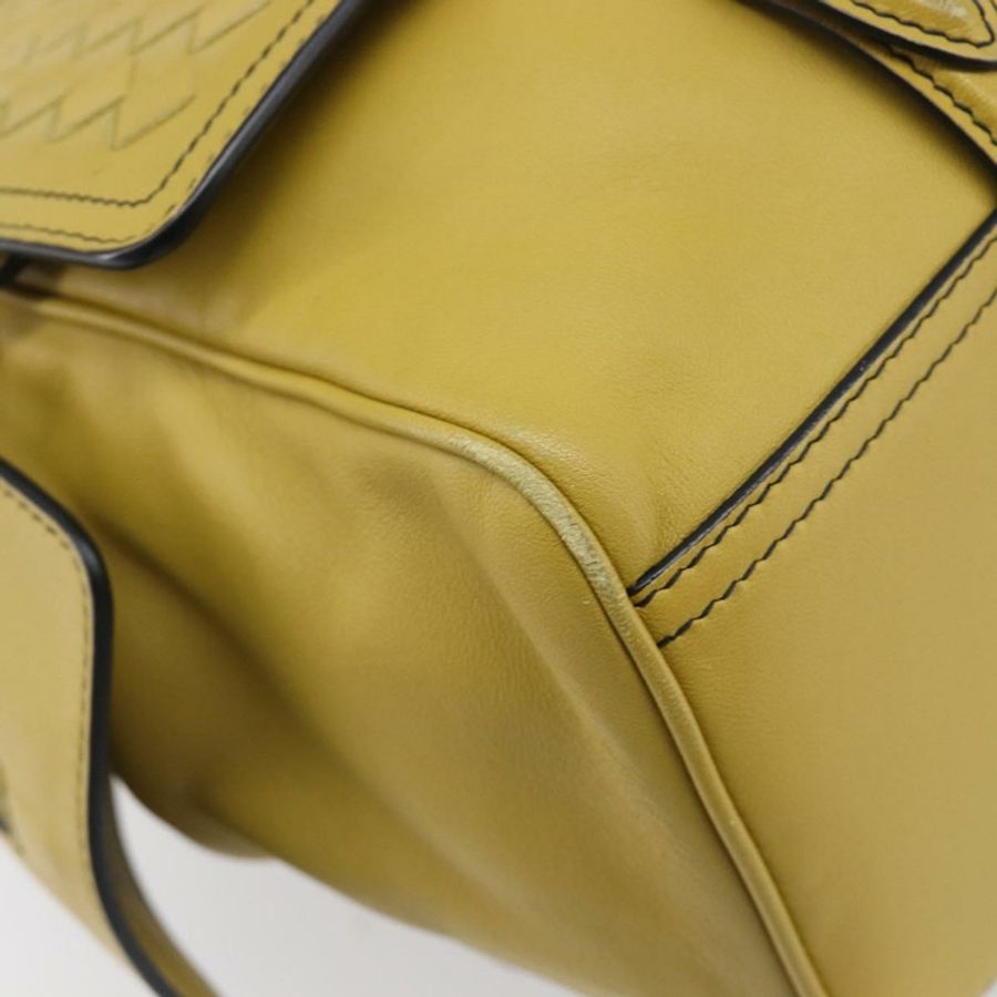 【日本直送】BOTTEGA VENETA INTRECCIATO 手提包 皮革 黃色 正品 ep15794V-13