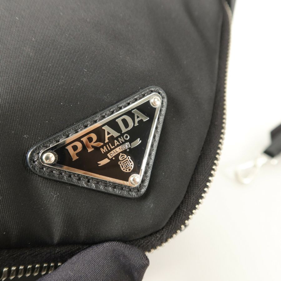 PRADA 尼龍Triangle Classic Crossbody Bag肩背袋-5