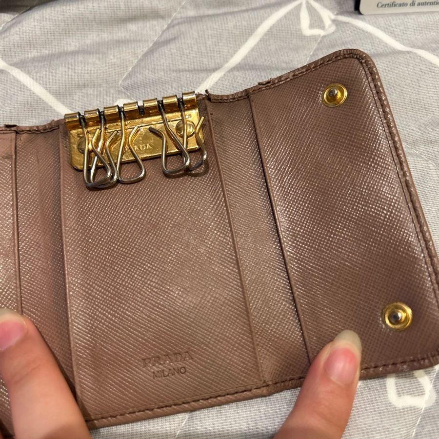 Prada 鑰匙包 卡包 卡夾 零錢包 配件-3