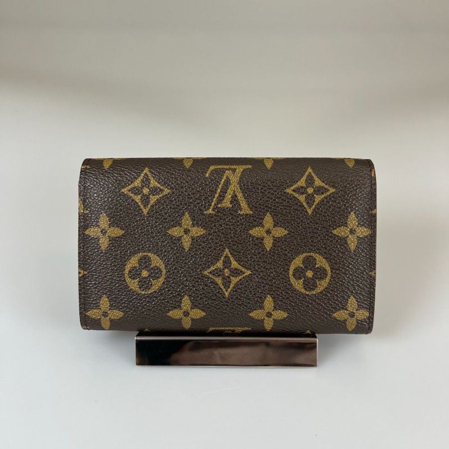 LV M61730 老花翻蓋短夾-1