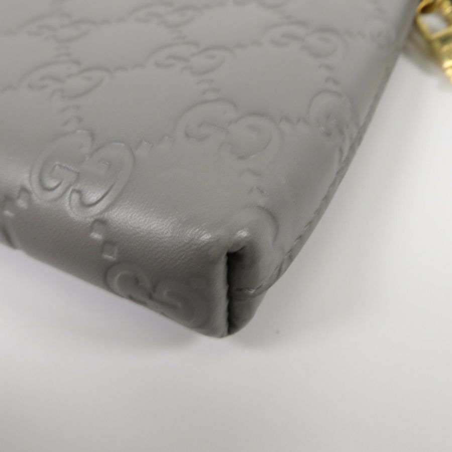 GUCCI 牛皮皮革Wallet On Chain手挽袋-9