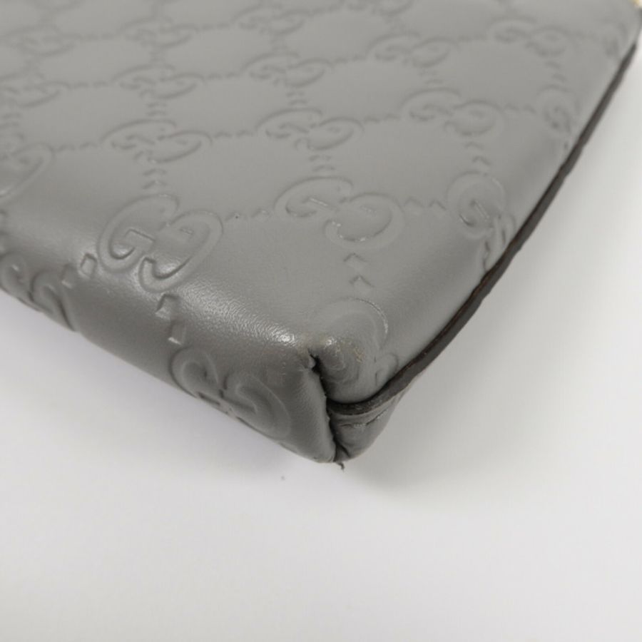 GUCCI 牛皮皮革Wallet On Chain手挽袋-11