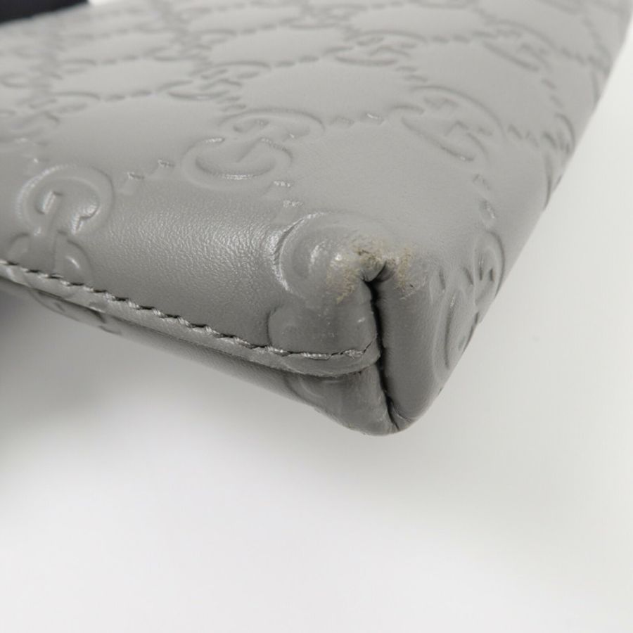 GUCCI 牛皮皮革Wallet On Chain手挽袋-12