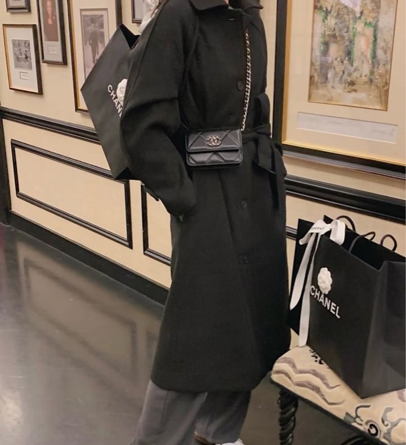 #熱銷#Chanel 19 Micro 經典雙色鍊#專櫃快10萬#現貨5折-0