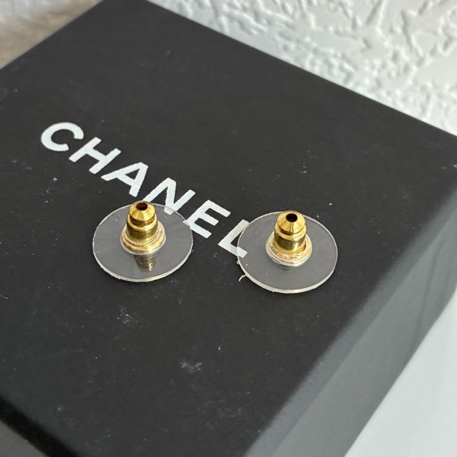 Chanel 方形內圓雙C耳環✨貴氣-10