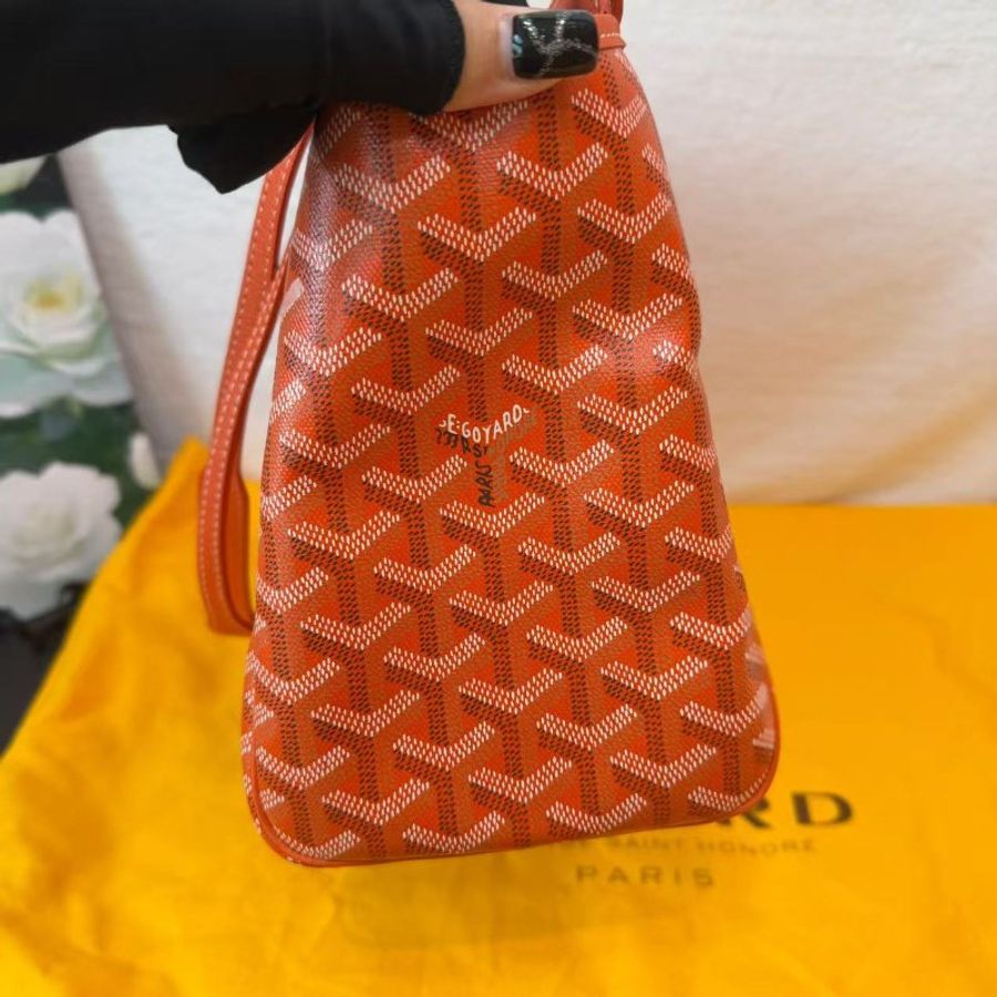 戈雅Goyard Rouette餃子包肩背包 橙色-2