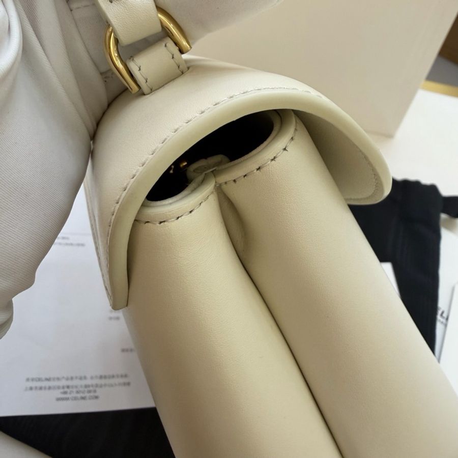 99新Celine 賽琳 TEEN NINO 牛皮 米色 尺寸： 20.5 x 13 x 8  附件：塵袋 卡紙-9