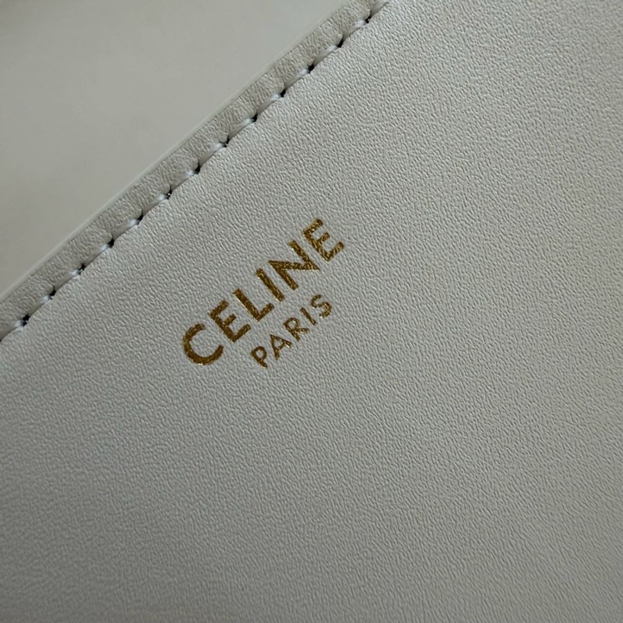 99新Celine 賽琳 TEEN NINO 牛皮 米色 尺寸： 20.5 x 13 x 8  附件：塵袋 卡紙-12