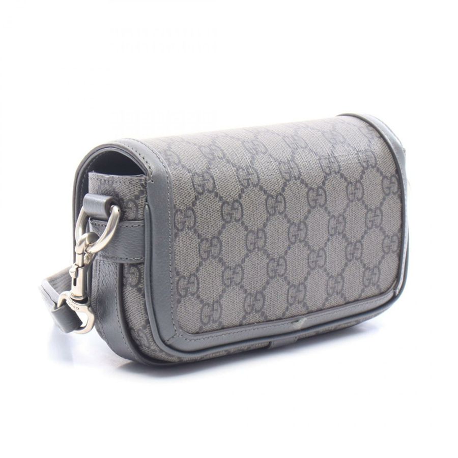 GUCCI Ophidia 超迷你 GG Supreme 單肩斜背包 795466 帆布 二手-1