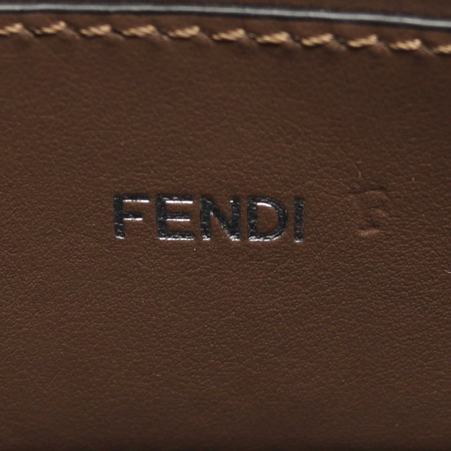 FENDI Peekaboo ISeeU X-Cross Zucca 斜背包 7VA582 帆布二手-3