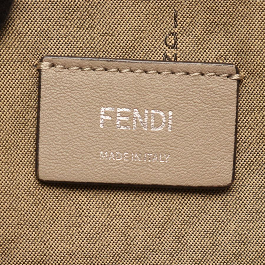 FENDI BY THE WAY 中型單肩斜背包，米色皮革，二手女款-3