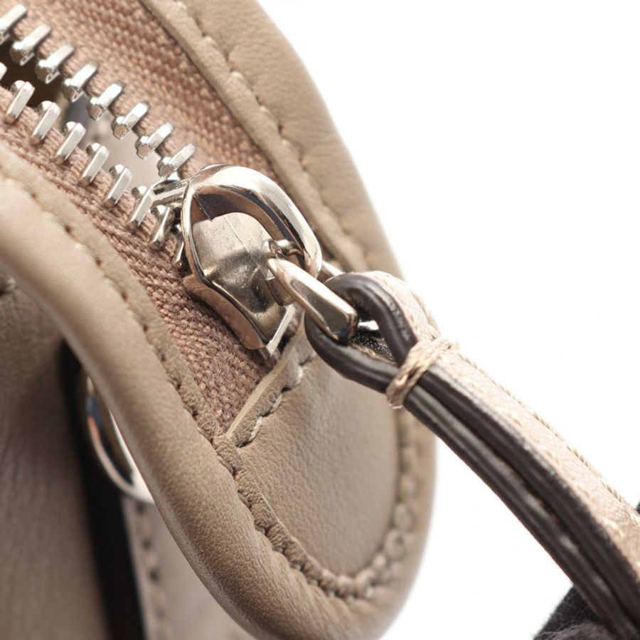 FENDI BY THE WAY 中型單肩斜背包，米色皮革，二手女款-5
