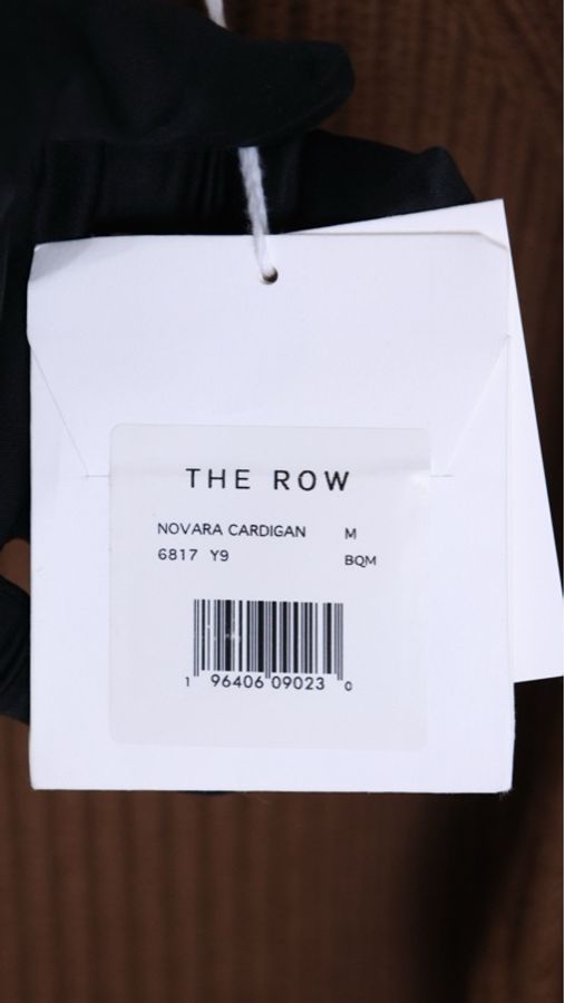 The Row驼色羊绒针织开衫上衣外套-16