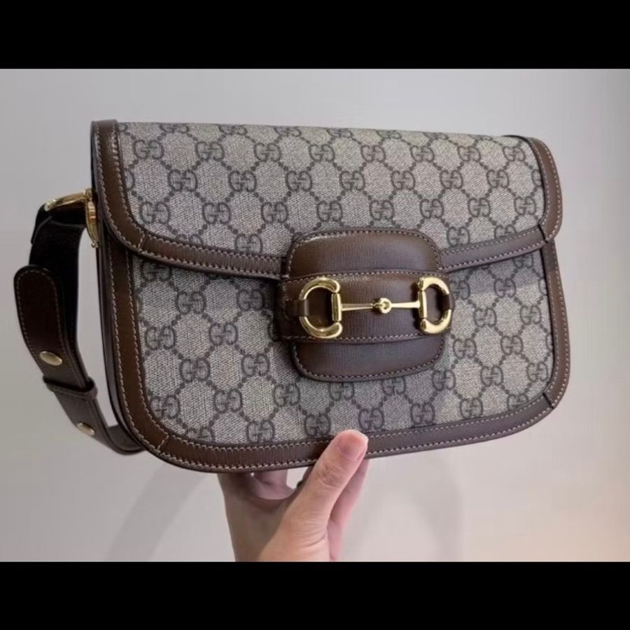 原價9萬8／近新極美／Gucci Horsebit 1955／經典肩背包,側背包-7
