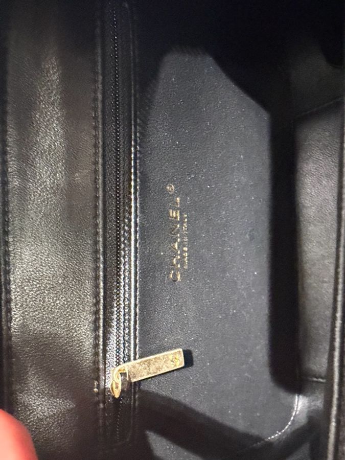 二手 Chanel VanityCase 黑金21公分-4