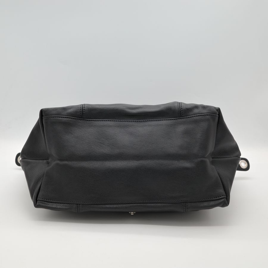 LongChamp 龍驤 Le Pliage Cuir 黑色 牛皮 Etoile Star 星星 手提包 斜挎包-6