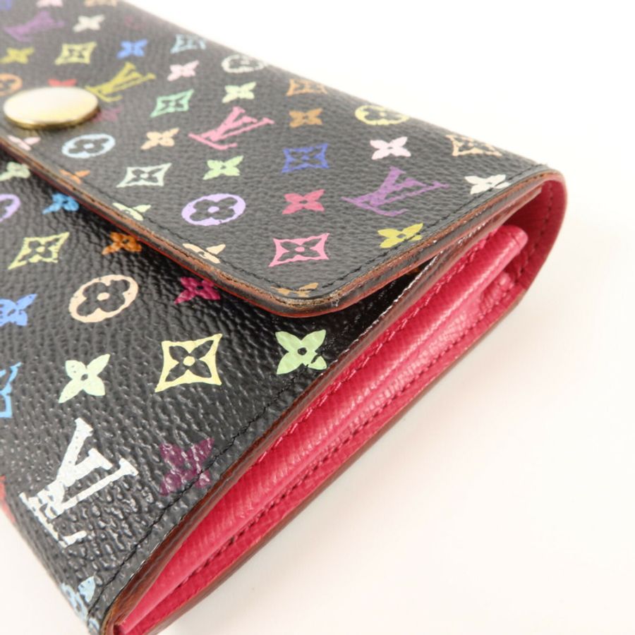 LOUIS VUITTON Monogram Multicolore Sarah Wallet長錢包-13