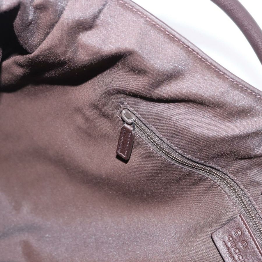 【日本直送】GUCCI 皮革雙肩包 奧特萊斯棕色銀色 268641 正品 am12238V-23