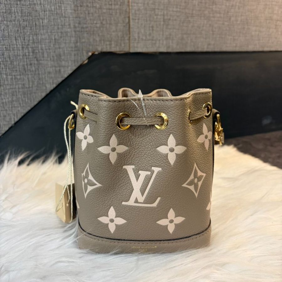 LV Nano Noe 水桶包 灰色 晶片款-1